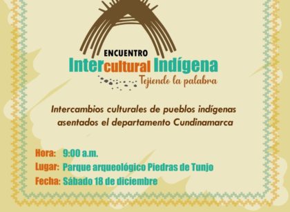 Encuentro intercultural indígena tejiendo la palabra en Facatativá