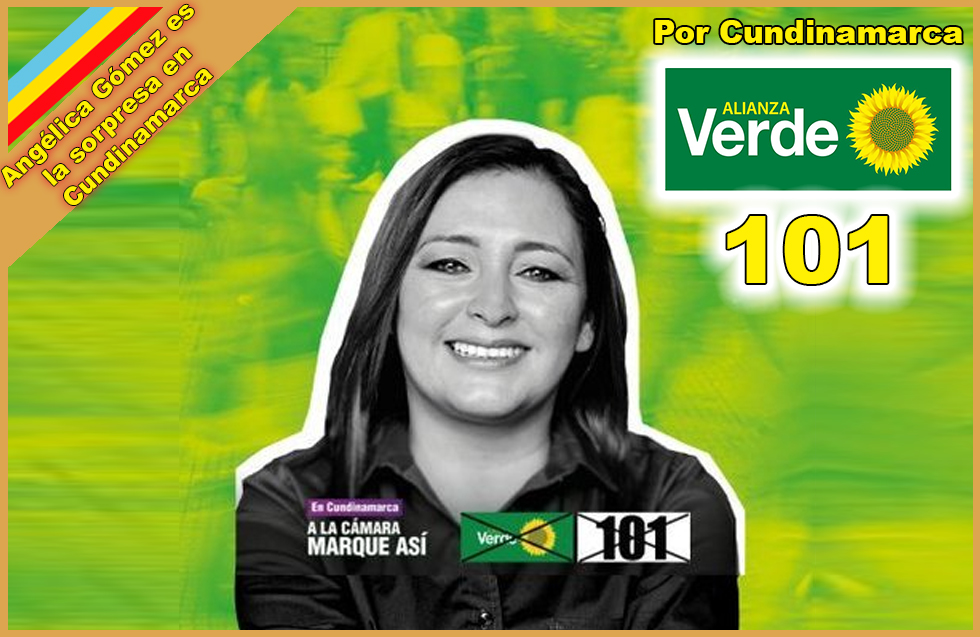 Angélica Gómez candidata a la camara por cundinamarca No 101 partido verde en radio panamericana de colombia 1