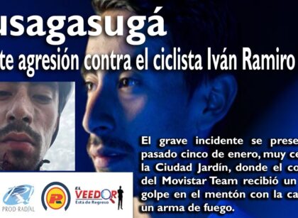 En Fusagasugá  Fuerte agresión contra el ciclista profesional Iván Ramiro Sosa