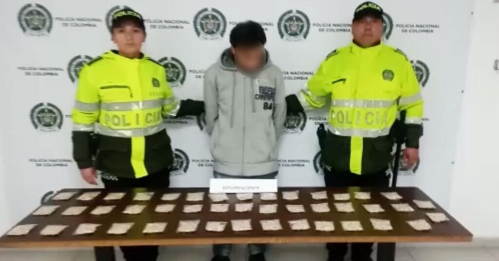 Unidades del Modelo de Vigilancia Comunitaria por Cuadrantes lograron capturar a un hombre señalado de expender estupefacientes en la localidad de Usaquén.