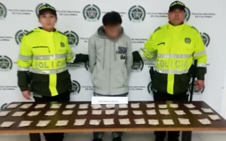 Unidades del Modelo de Vigilancia Comunitaria por Cuadrantes lograron capturar a un hombre señalado de expender estupefacientes en la localidad de Usaquén.
