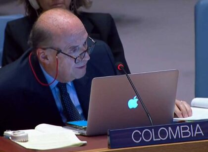 Colombia demuestra ante el mundo lo que se puede hacer por la paz, dijo el Canciller Leyva ante el Consejo de Seguridad de la ONU