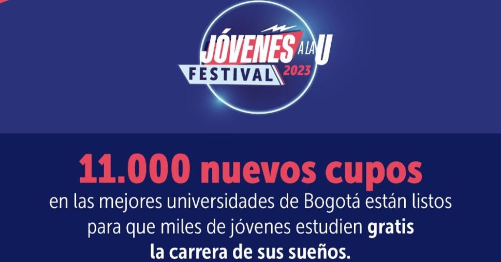 Este 3 de mayo no te pierdas el Festival Jóvenes a la U ¡Son 11 mil becas!