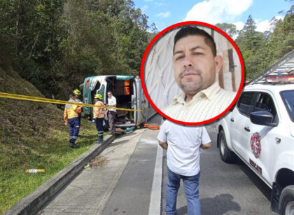Este es el conductor que falleció en la vía Bogotá- Villeta
