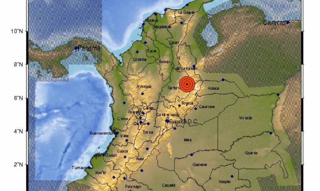 Temblor en Santander